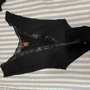Black Mesh Bodysuit